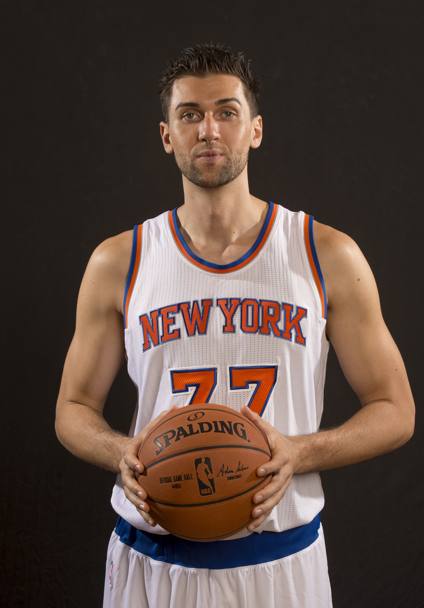 Ecco Andrea Bargnani: i Knicks si aspettano molto da lui. Action Images